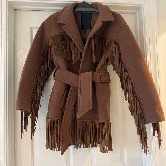 Goldbergh Jackets & Blazers - Fringe Jacket in Mocha
GOLDBERGH